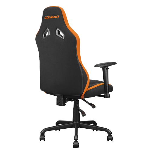 COUGAR Fusion SF Gaming Chair with 3D Lumbar Support and 2D Armrests — Black Orange