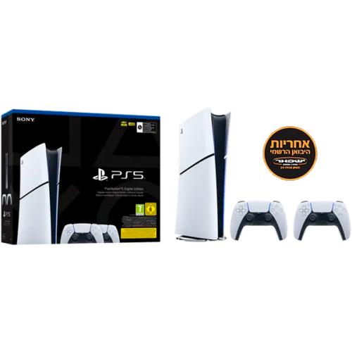 Игровая консоль Sony PlayStation 5 Slim 825ГБ Digital Edition + 2 беспроводных контроллера DualSense