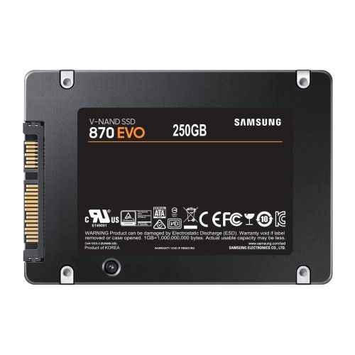 כונן SSD פנימי Samsung 870 EVO ‎250GB‎ ‎SATA III‎ ‎2.5"