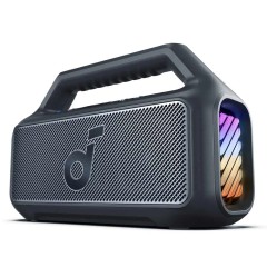Портативная Bluetooth-колонка Anker Soundcore Boom 2 с технологией BassUp 2.0 и с RGB-подсветкой — черный