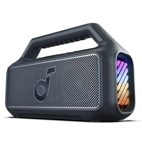 Портативная Bluetooth-колонка Anker Soundcore Boom 2 с технологией BassUp 2.0 и с RGB-подсветкой — черный