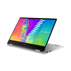 מחשב נייד אסוס Asus Vivobook Go 14 Flip 14" 8GB 256GB N6000 (Win 11 Pro) — (כסוף) Cool Silver