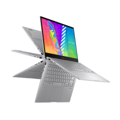 מחשב נייד אסוס Asus Vivobook Go 14 Flip 14" 8GB 256GB N6000 (Win 11 Pro) — (כסוף) Cool Silver