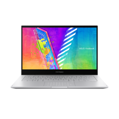 מחשב נייד אסוס Asus Vivobook Go 14 Flip 14" 8GB 256GB N6000 (Win 11 Pro) — (כסוף) Cool Silver