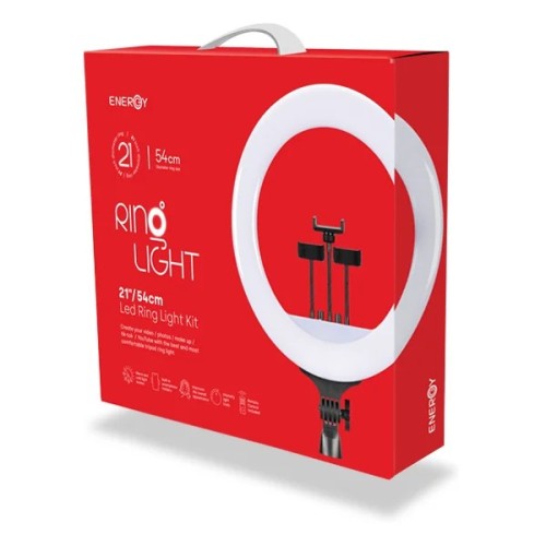 Кольцевая лампа 54W диаметром 21" / 54 см + штатив 1,9 метра