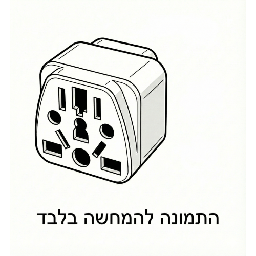 Israel/Europe to India Plug Adapter