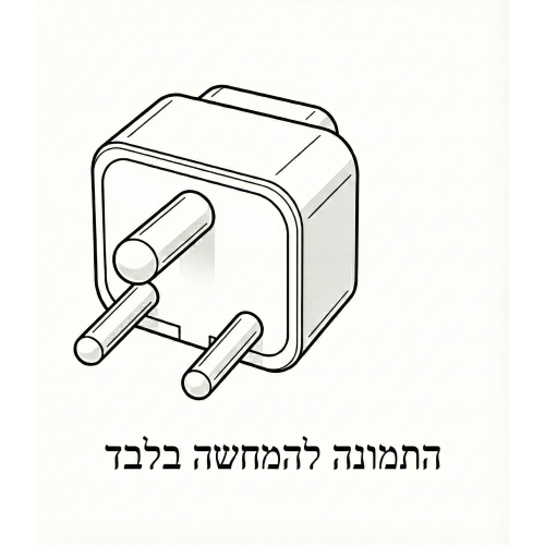 Israel/Europe to India Plug Adapter