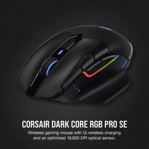 עכבר גיימינג אלחוטי Corsair Dark Core RGB Pro SE Wireless Mouse