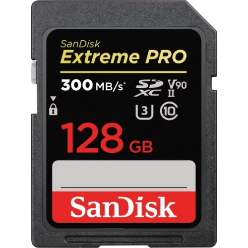SanDisk Extreme PRO SDXC карта памяти с емкостью 128ГБ