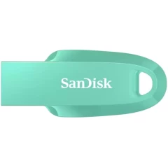 SanDisk Ultra Curve USB 3.2 портативная память с емкостью 256ГБ — зеленый цвет