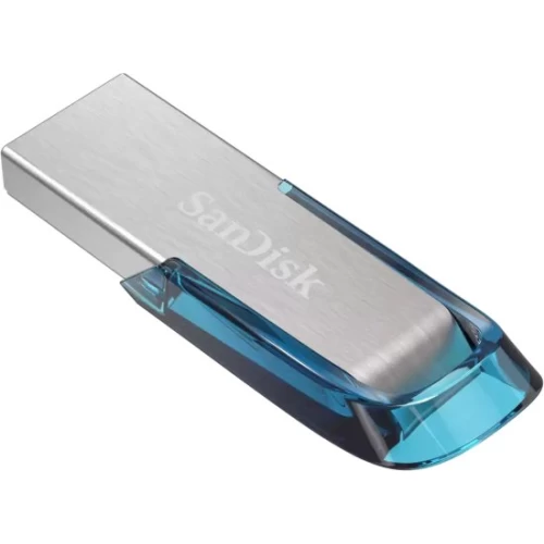 SanDisk Ultra Flair USB 3.0 портативная память  с емкостью 32ГБ — цвет тропический синий