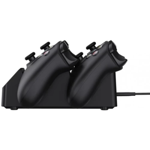 עמדת טעינה כפולה לשלט ספרקפוקס Sparkfox Dual Charging Station עבור Xbox Series X/S + זוג סוללות נטענות 1100mAh