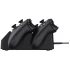 עמדת טעינה כפולה לשלט ספרקפוקס Sparkfox Dual Charging Station עבור Xbox Series X/S + זוג סוללות נטענות 1100mAh
