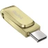 SanDisk Ultra Dual Drive Luxe USB 3.1 Type-C портативная память с емкостью 128ГБ — золотой цвет