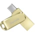 SanDisk Ultra Dual Drive Luxe USB 3.1 Type-C портативная память с емкостью 128ГБ — золотой цвет