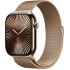 Apple Watch Series 10 GPS 46mm + Cellular in Gold Titanium with Gold Milanese Loop M/L (2024)