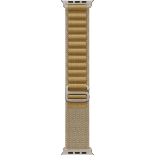 שעון Apple Watch Ultra 2 49mm GPS + Cellular בגודל 44 מ"מ בצבע Natural Titanium Case עם רצועת Tan Alpine Loop — גודל רצועה Small (2024)