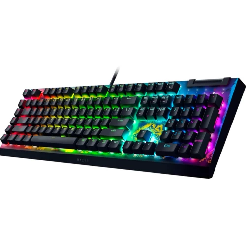מקלדת גיימינג BlackWidow V4 X Yellow Switch Fortnite USB 