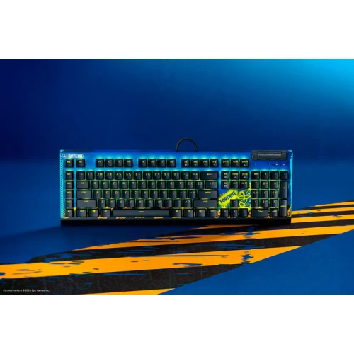 מקלדת גיימינג BlackWidow V4 X Yellow Switch Fortnite USB 