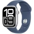 Apple Watch Series 10 GPS 42mm + Cellular in Silver Aluminium with Denim Sport Band M/L (2024)