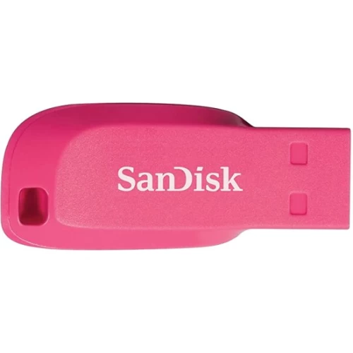זיכרון נייד SanDisk Cruzer Blade USB בנפח 16GB צבע ורוד