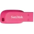 זיכרון נייד SanDisk Cruzer Blade USB בנפח 16GB צבע ורוד