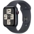 שעון Apple Watch SE GPS + Cellular בגודל 44 מ"מ בצבע Midnight Aluminium עם רצועת Midnight Sport Band במידה S/M (2024)