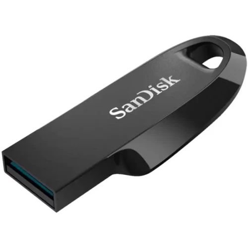 SanDisk Ultra Curve USB 3.2 Portable Memory 128GB — Black