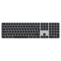 מקלדת Magic Keyboard עם Touch ID ומקלדת מספרים (ערבית/אנגלית) — שחור/כסוף