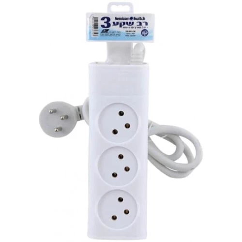 Power Strip 3 Outlets 3 Meters Semicon