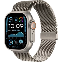 Apple Watch Ultra 2 49mm GPS + Cellular в цвете Natural Titanium Case с ремешком Natural Titanium Milanese — Размер ремешка Large (2024)