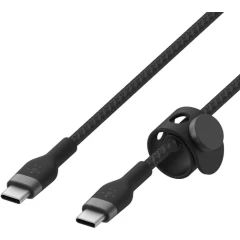 Belkin BoostCharge Pro Flex כבל USB-C ל- USB-C 2.0 באורך 1 מטר (שחור)