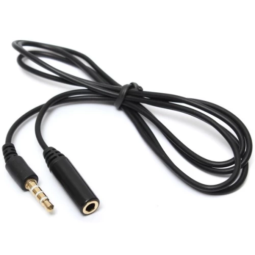 AUX 3.5MM TRRS Male-Female Cable (4 Contacts), 5 Meters