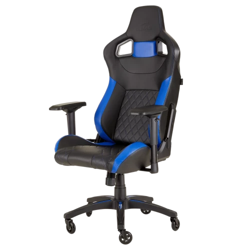 Игровое кресло CORSAIR T1 RACE, черно-синего цвета