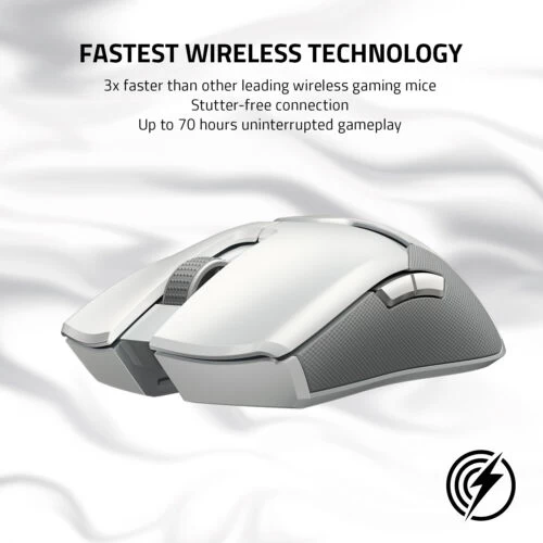 Wireless Mouse Razer Viper Ultimate & Mouse Dock in White Color