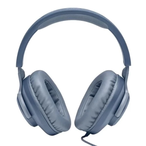 Игровые наушники с проводом JBL Quantum 100 в синем цвете