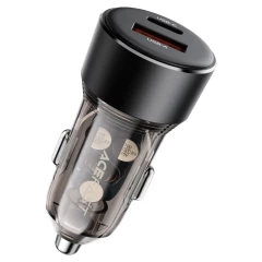 Fast Charge Car Charger B12 60W (USB-Cx1 + USB-Ax1)