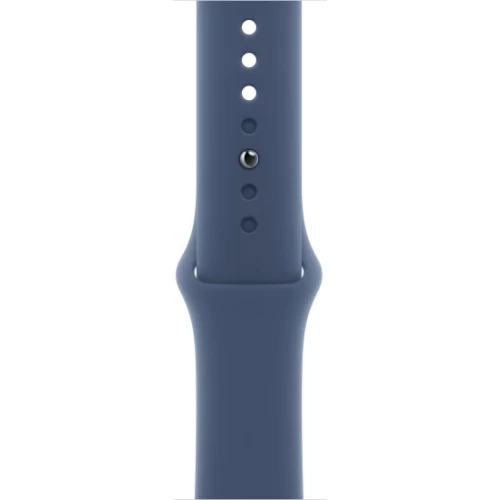 שעון Apple Watch SE GPS בגודל 44 מ"מ בצבע Silver Aluminium עם רצועת Denim Sport Band במידה S/M (2024)