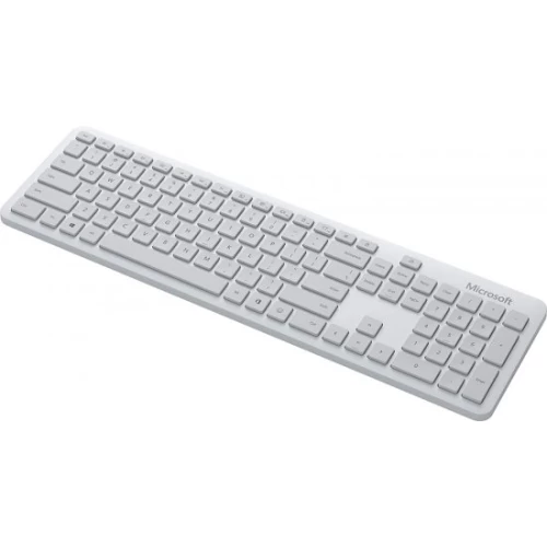 Белый беспроводной комплект клавиатуры и мыши Microsoft Bluetooth Desktop, иврит / английский