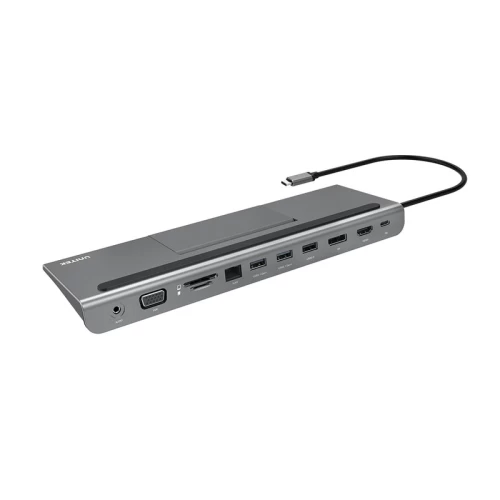 D1022A Docking Station with Charging Function and Support for Up to 3 Displays – 11-in-1