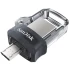 SanDisk Ultra OTG Dual Drive m3.0 портативная память с емкостью 64ГБ — цвет серый