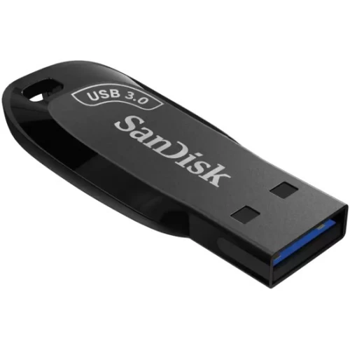 SanDisk Ultra Shift USB 3.0 портативная память с емкостью 64ГБ — цвет черный