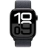 שעון Apple Watch Series 10 GPS + Cellular בגודל 42 מ"מ בצבע Jet Black Aluminium עם רצועת Ink Sport Loop — מידה אחת (2024)
