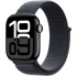 שעון Apple Watch Series 10 GPS + Cellular בגודל 42 מ"מ בצבע Jet Black Aluminium עם רצועת Ink Sport Loop — מידה אחת (2024)