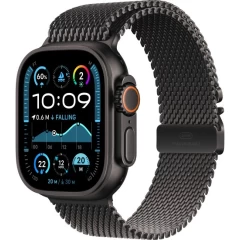 Apple Watch Ultra 2 49mm GPS + Cellular в цвете Black Titanium Case с ремешком Black Titanium Milanese Loop — Размер ремешка Large (2024)