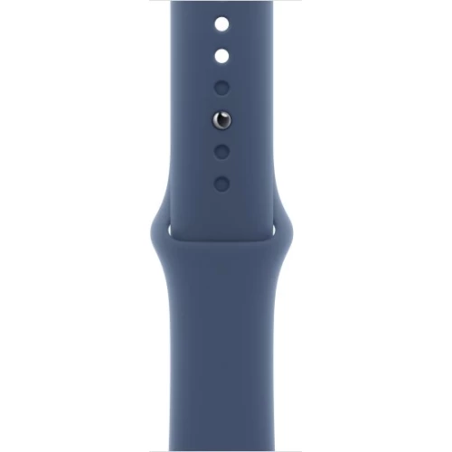 שעון  Apple Watch SE GPS + Cellular בגודל 40 מ"מ בצבע Silver Aluminium עם רצועת Denim Sport Band במידה M/L (2024)