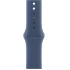 שעון  Apple Watch SE GPS + Cellular בגודל 40 מ"מ בצבע Silver Aluminium עם רצועת Denim Sport Band במידה M/L (2024)