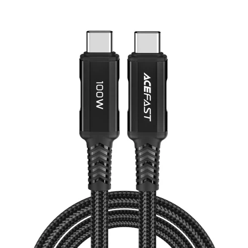 Charging Data Cable C4-03 (USB-C to USB-C) 100W Black