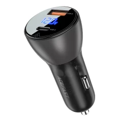 Fast Charge Car Charger B6 63W (USB-C + USB-A)