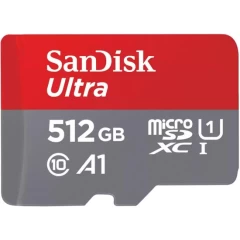כרטיס זיכרון SanDisk Ultra MicroSDXC כרטיס זיכרון ללא מתאם בנפח 512GB